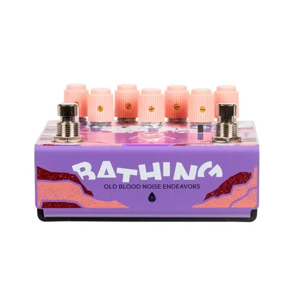 Old Blood Noise Bathing Orchid Luminal Delay Pedal in Orchid finish 