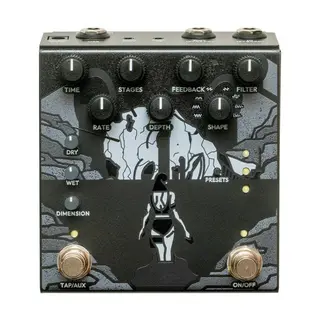 Old Blood Noise Bathing Ink Luminal Delay Pedal in Ink finish