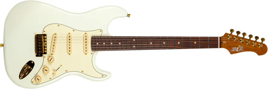 Jet Guitars JS-380 Olympic White G 