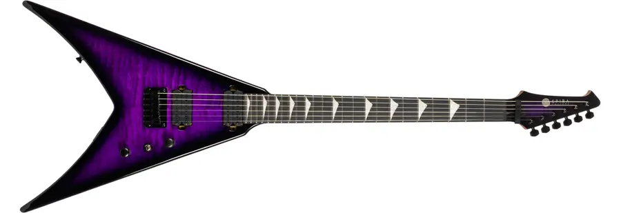Spira Guitars V-500 Trans Purple 