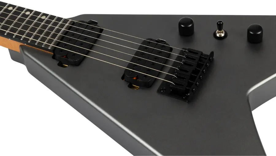 Spira Guitars V-400 Satin Silver 