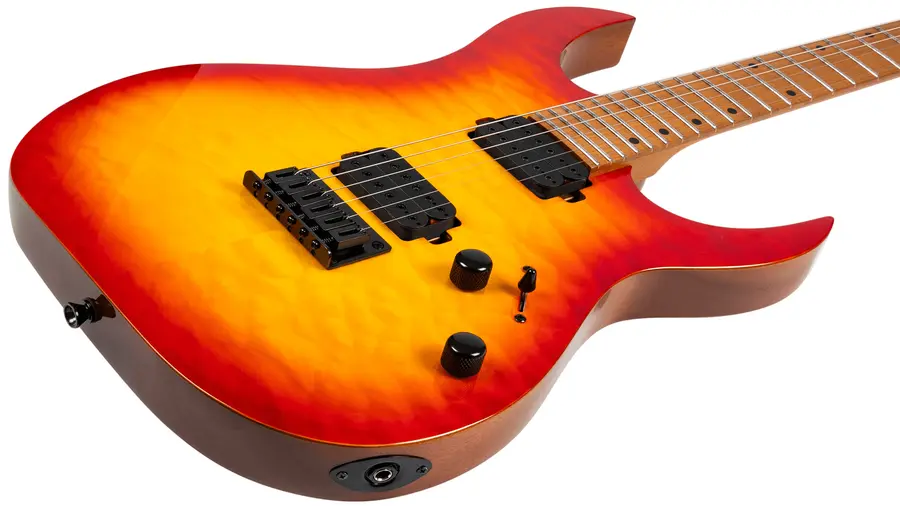 Spira Guitars S-500 QFB Fireburst 