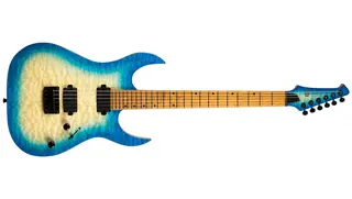 Spira Guitars S-500 QAB Trans Aqua Blue