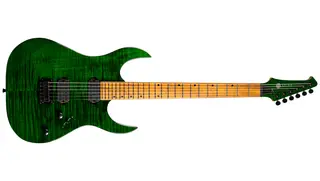Spira Guitars S-450 Transparent Green
