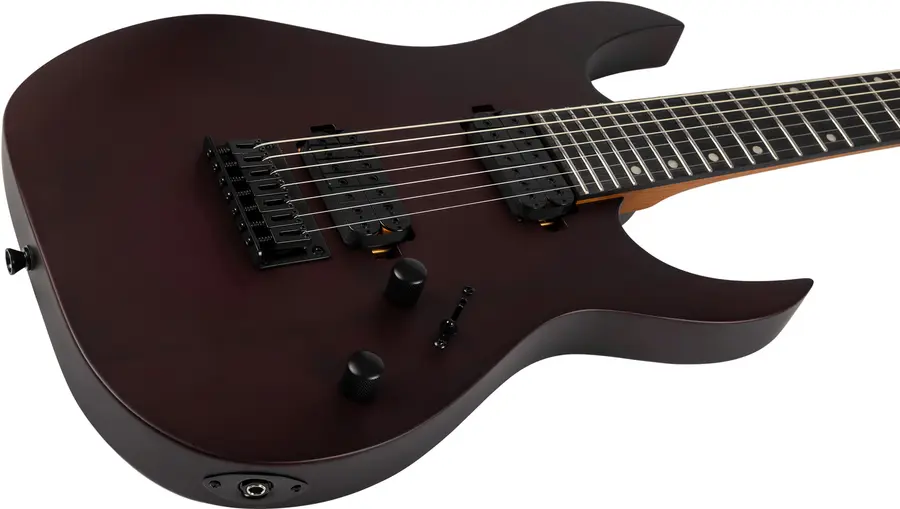 Spira Guitars S-407 Satin Wine red 