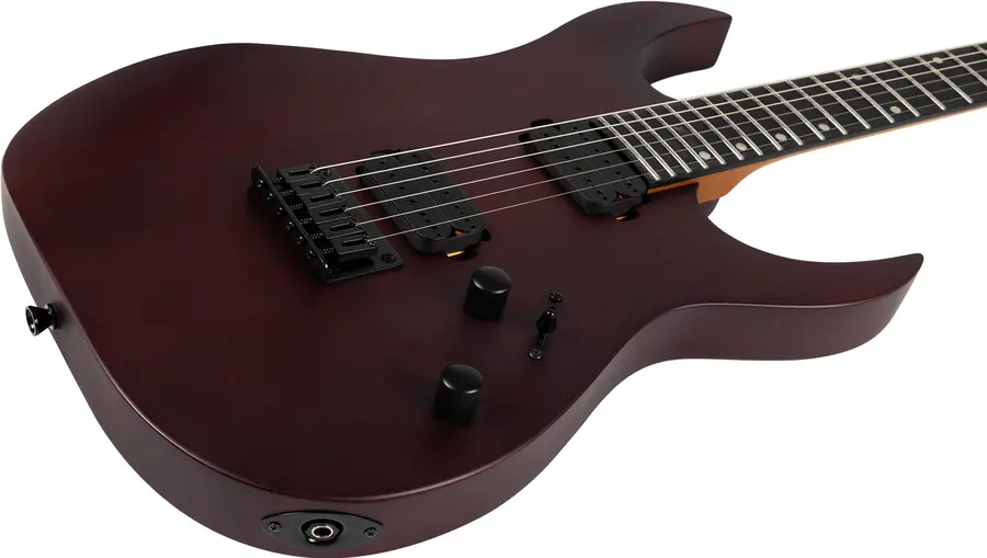 Spira Guitars S-400 Satin Wine red 