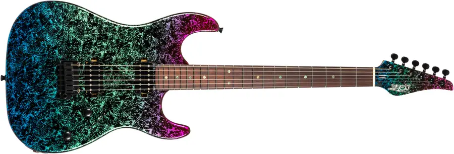 Jet Guitars Elite JS-50 Art Blue inkl gigbag 