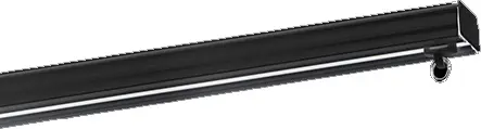TOSO Supertrac Skinne Sort 4m 