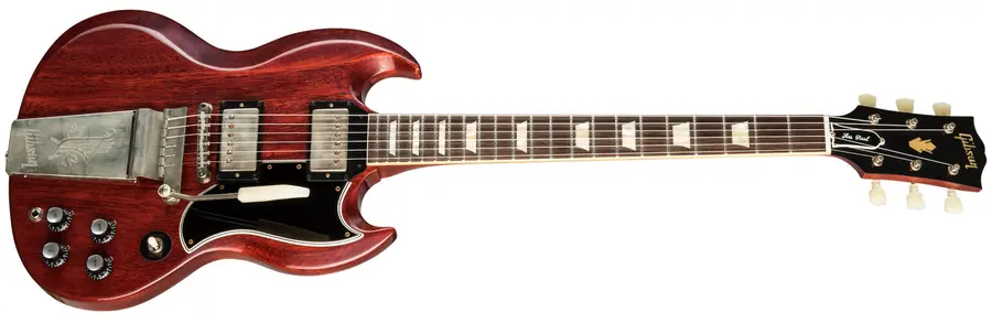 Gibson Customshop 1964 SG Standard Reissue w/Maestro Vibrola VOS Cherry Red 