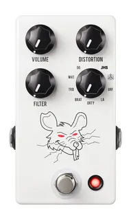 JHS Pedals PackRat White Overdrive / Distortion / Fuzz