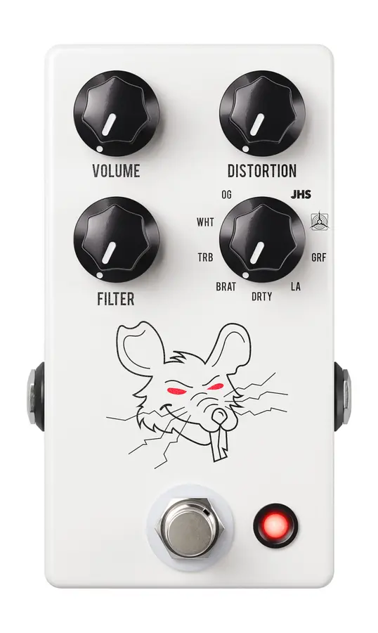 JHS Pedals PackRat White Overdrive / Distortion / Fuzz 