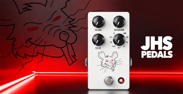 JHS Pedals PackRat White Overdrive / Distortion / Fuzz 
