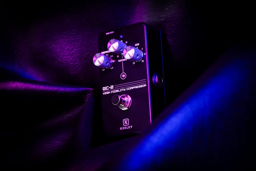 Keeley GC-2 Limiting Amp Compressor Chromalux 2K24 Custom Shop Edition 