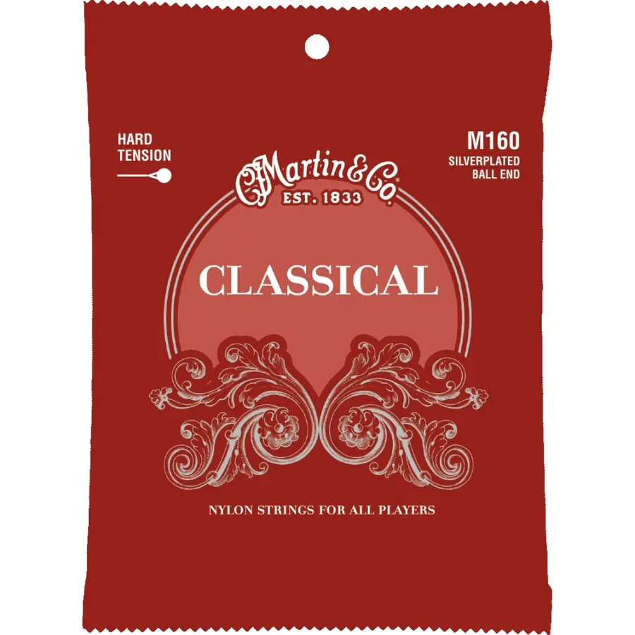 Martin Guitar M160 Classical Nylon (028-043) Ball end Hard tension 