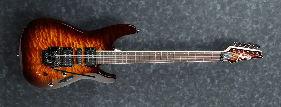 Ibanez S670QM-DEB El-gitar, S-Series 