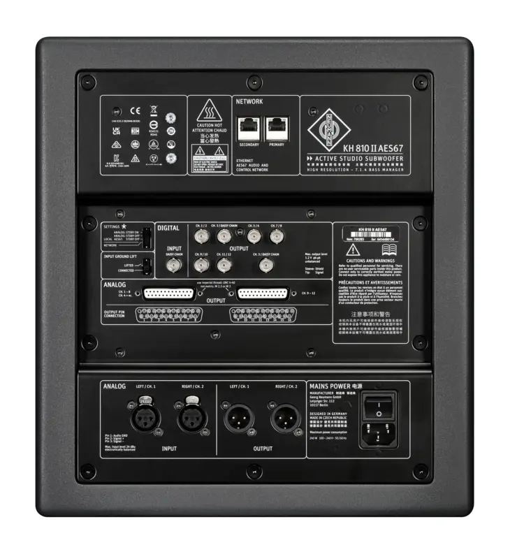 Neumann KH 810 II AES67 Aktiv studio-subwoofer 