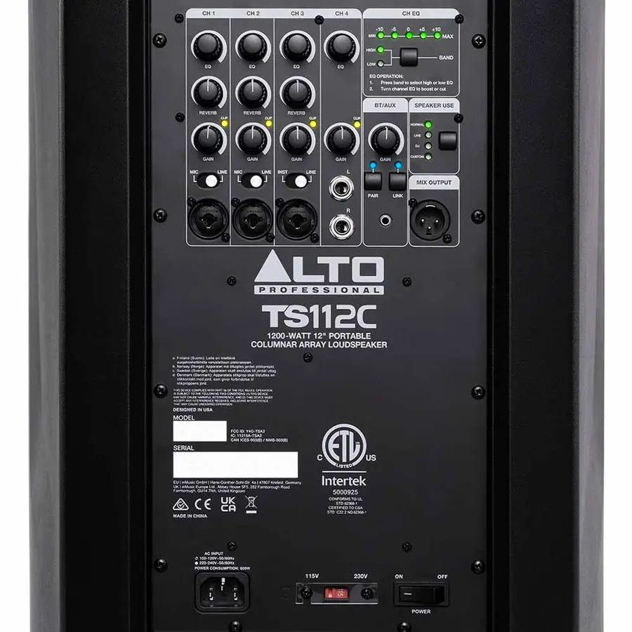 Alto TS112C Søyle-PA 