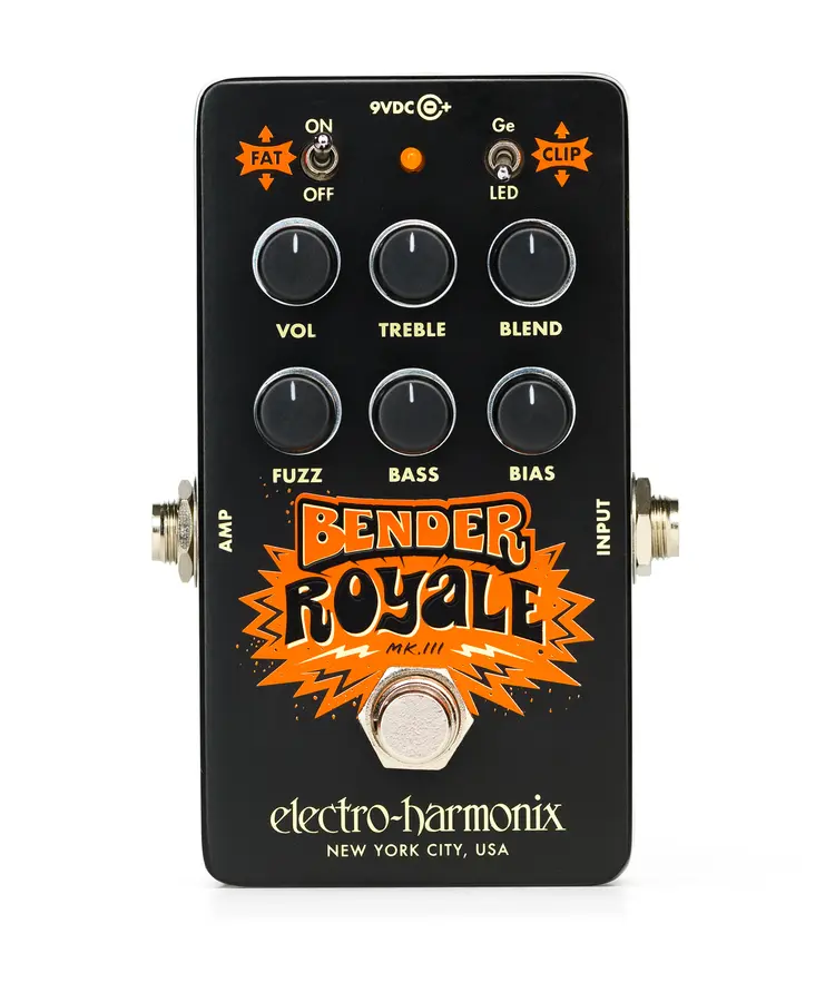 Electro Harmonix Bender Royale Fuzz Black 