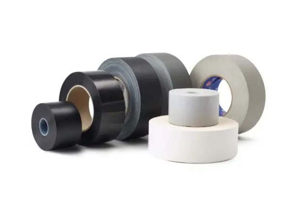 Harlequin PVC Tape sort, 50mm x 33m For dansematte, High performance 