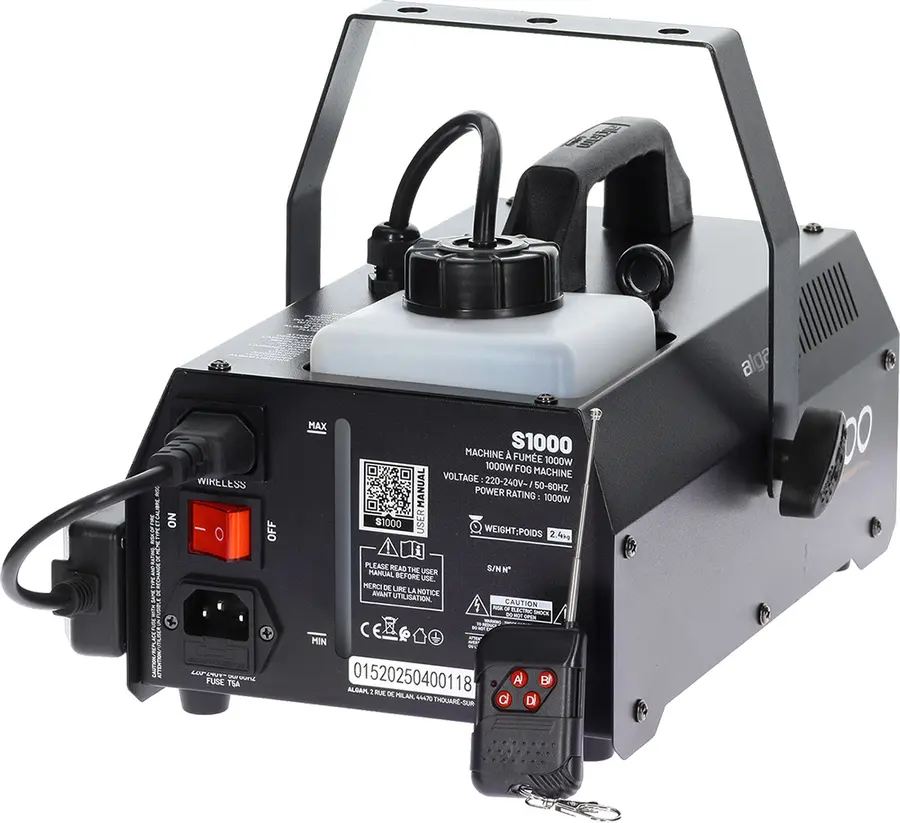 Algam Lighting S1000 Røykmaskin 1000W 