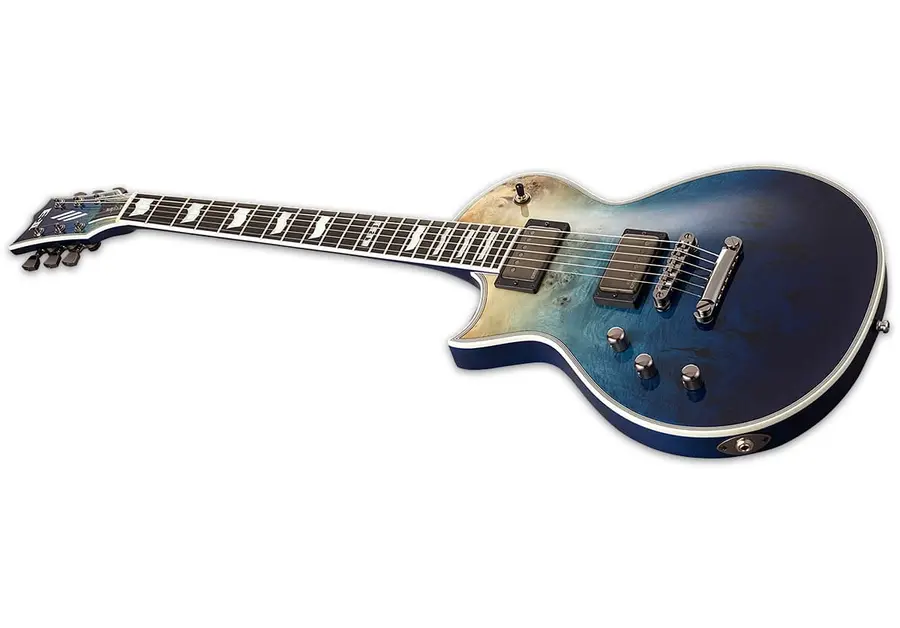 ESP E-II Eclipse Lefthand Blue Natural Fade 