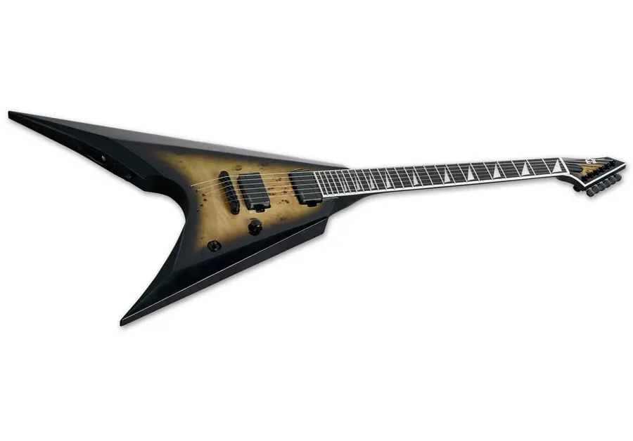 ESP E-II Arrow NT Nebula Black Burst 