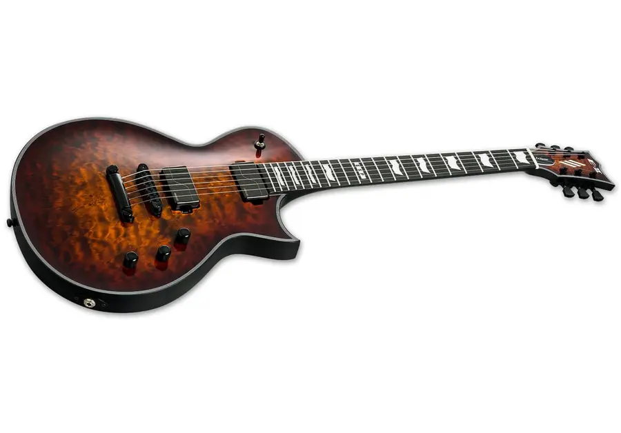 ESP E-II Eclipse Tiger Eye Sunburst 