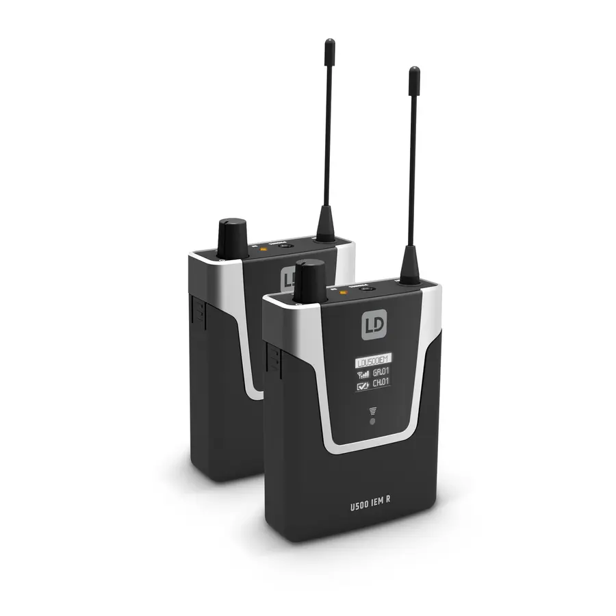 LD Systems U508 IEM Twin Bundle IEM-system med 2 mottakere 