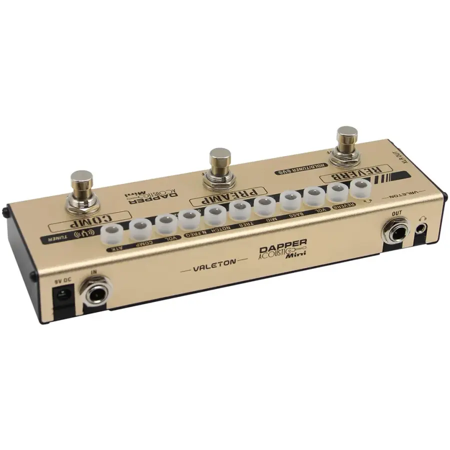 Valeton MES-4 Dapper Acoustic Mini multieffekt for akustisk gitar 