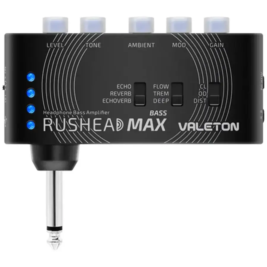 Valeton RH-101 Rushead Max Bass Hodetelefonforsterker til bass 