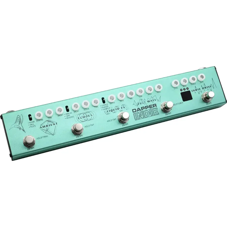 Valeton VES-5 Dapper Indie gitar-multieffekt-pedalboard 