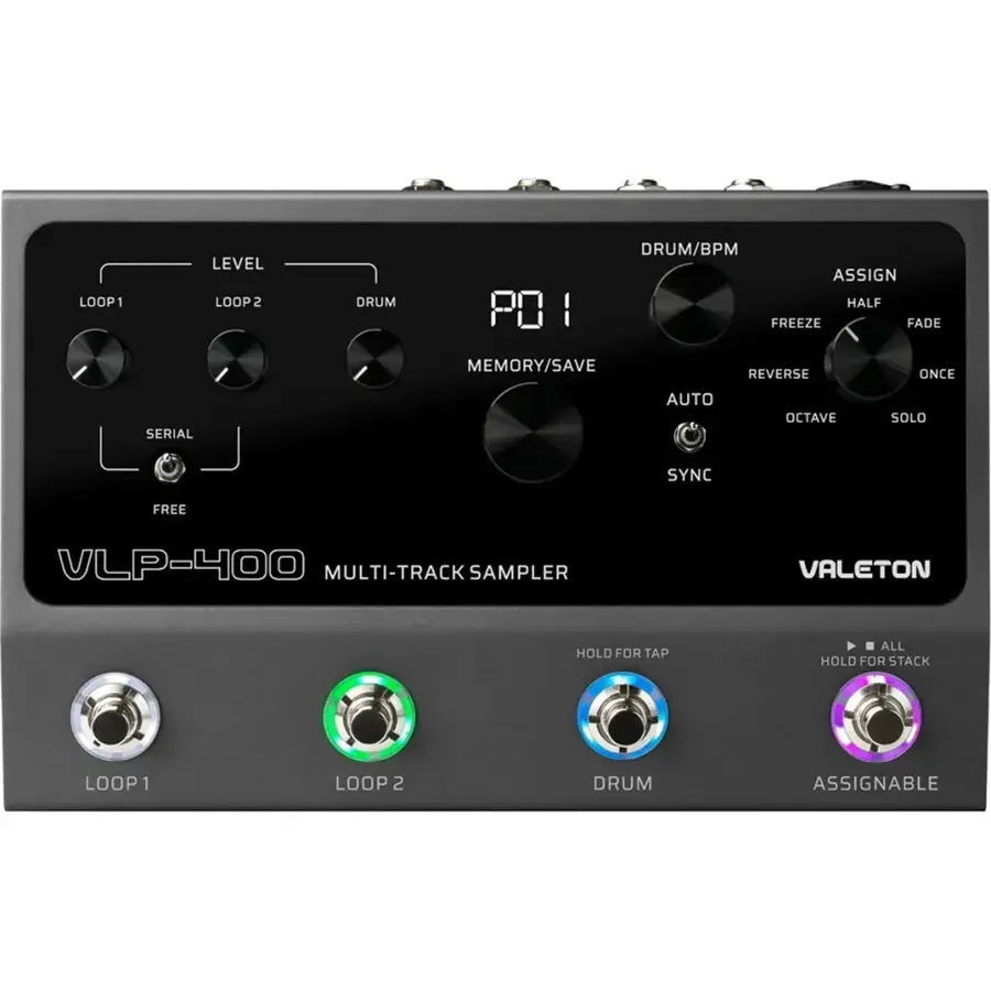 Valeton VLP-400 gitar-multieffekt-pedalbrett 