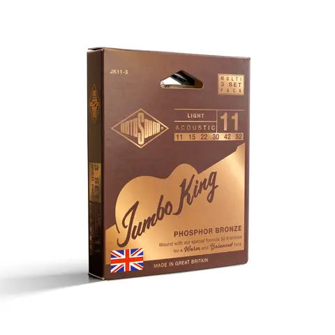 Rotosound JK11 Phosphor Bronze (3-Pack) (011-052)