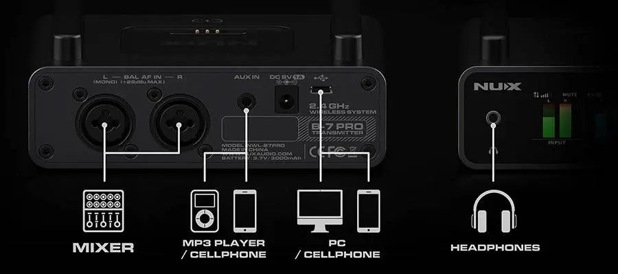 Nux  B-7 Pro In Ear Monitoring 