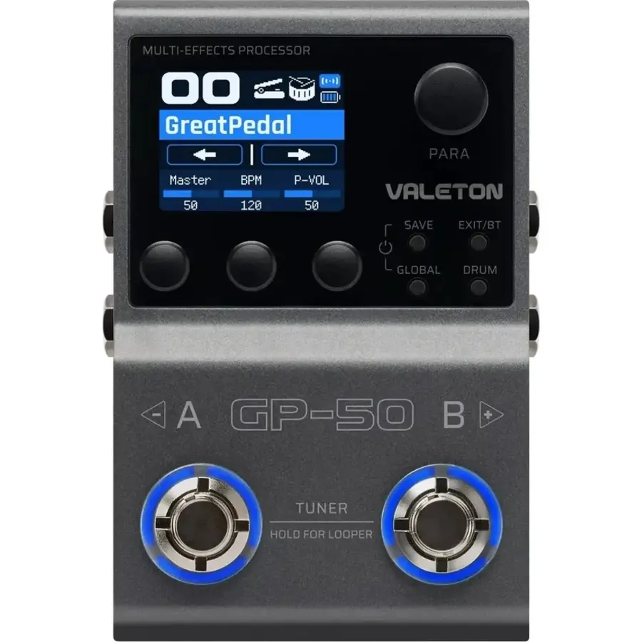 Valeton GP-50 Multieffekt til gitar 