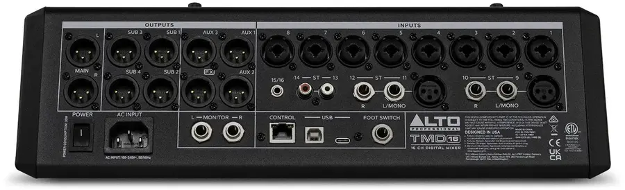 Alto TMD16 digitalmikser 