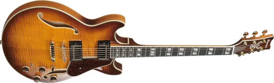 Ibanez AM153FM-ATT El-gitar med etui, Artstar 