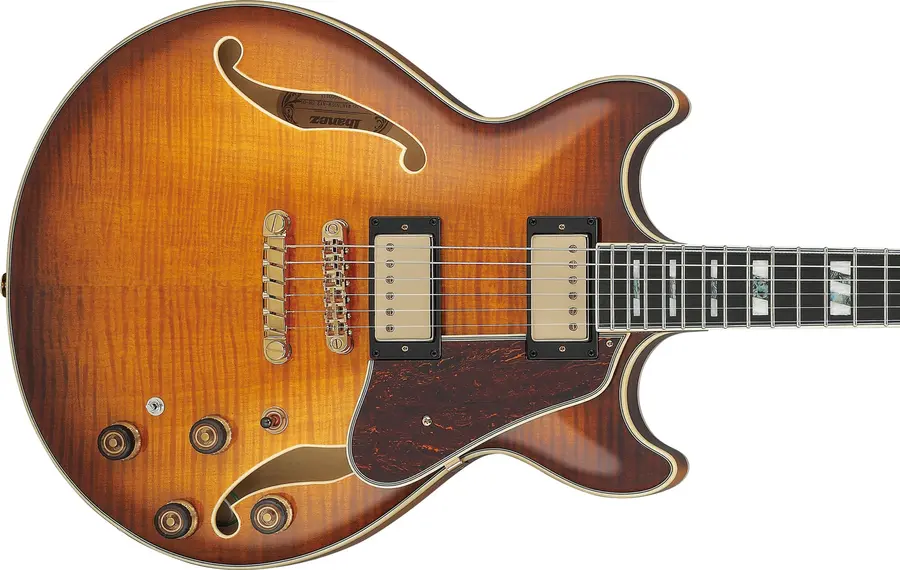 Ibanez AM153FM-ATT El-gitar med etui, Artstar 