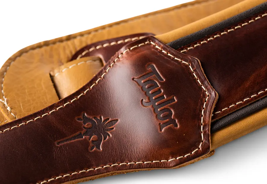 Taylor Ascension Strap, Cordovan Leather 3.0" Cordovan, Black, Butterscotch 