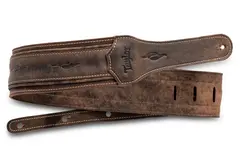 Taylor Element Strap Dark Brown Distress Leather, 3"