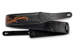 Taylor Nouveau Strap, Black Leather 2.5"