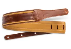 Taylor Nouveau Strap, Med Brown Leather 2.5" Brown, Butterscotch, Distress Brown