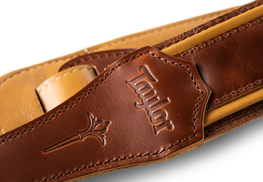 Taylor Nouveau Strap, Med Brown Leather 2.5" Brown, Butterscotch, Distress Brown 