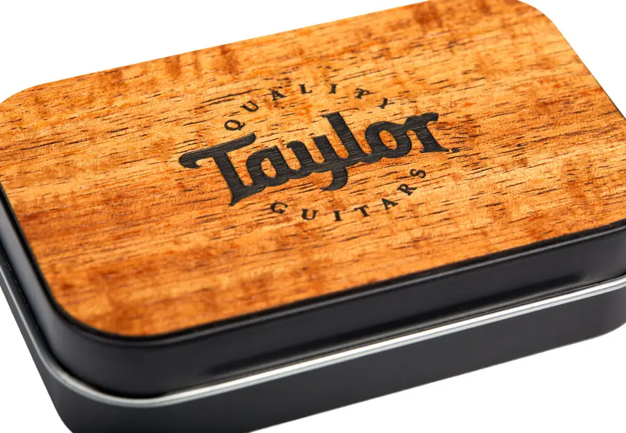 Taylor Pick Tin, Koa Top Collectable Darktone Series 