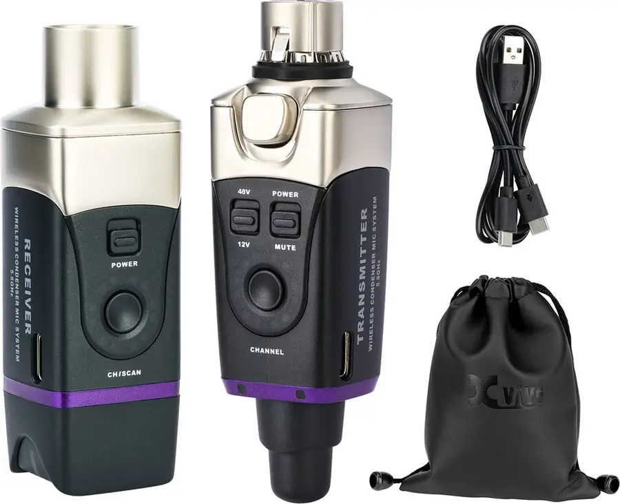 XVIVE U35C 5.8GHz Wireless for Condencer Mics 
