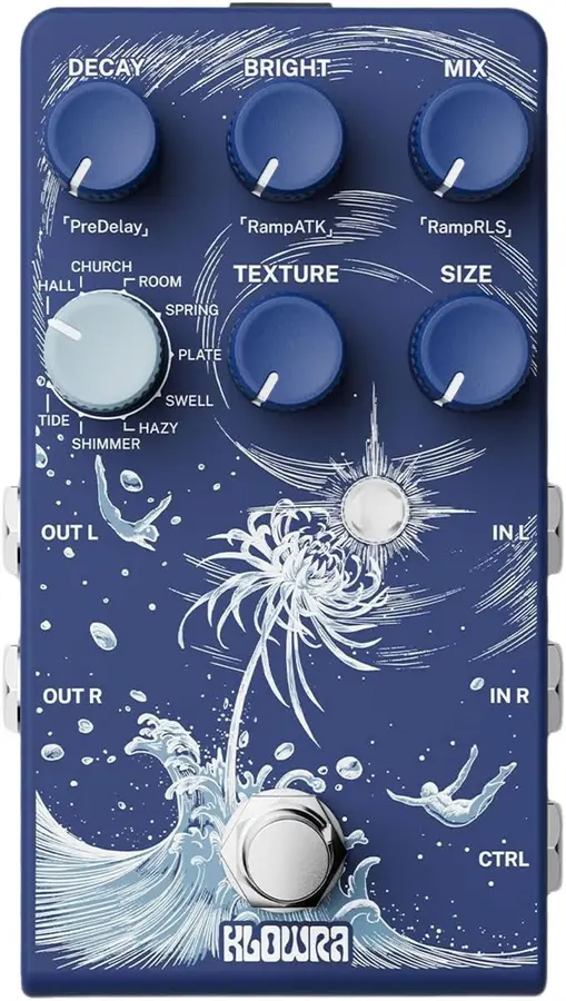 Klowra Limbo Multi Reverb Pedal 