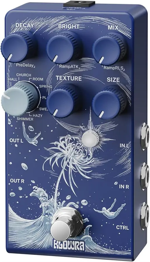 Klowra Limbo Multi Reverb Pedal 