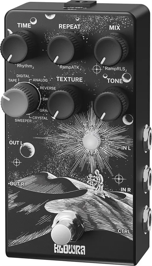 Klowra Everlast Multi Delay Pedal 