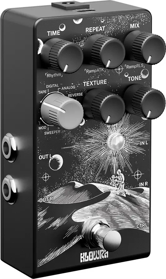 Klowra Everlast Multi Delay Pedal 