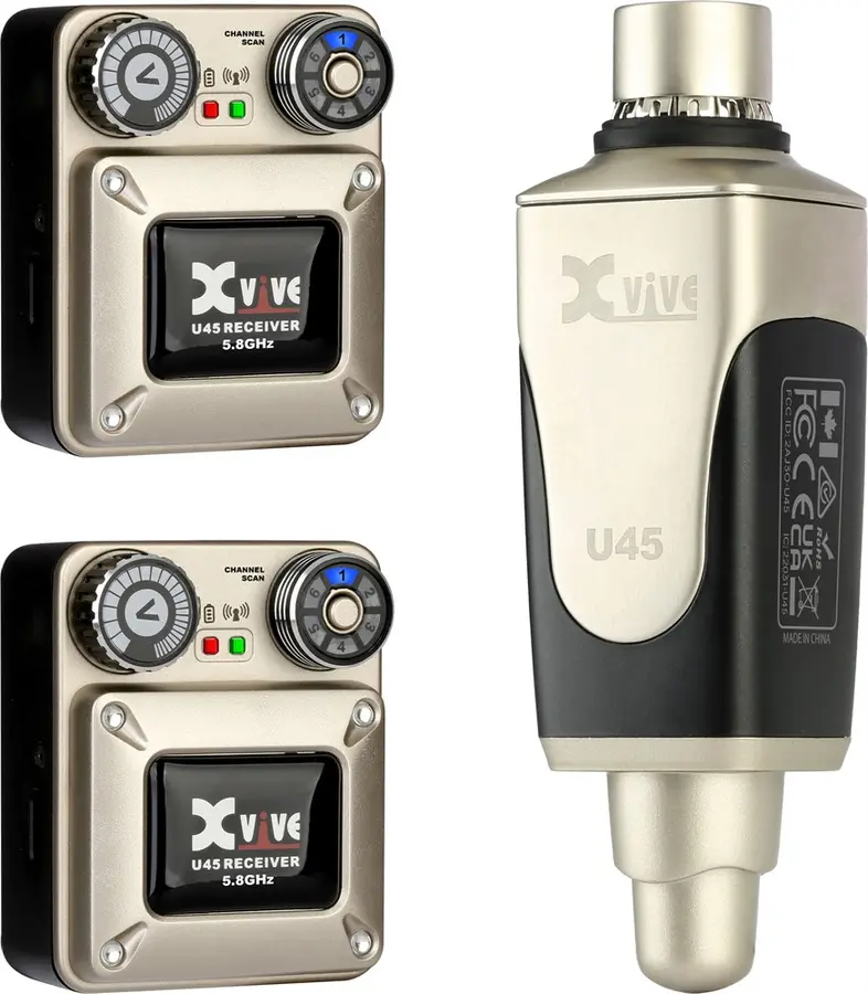 XVIVE U45R2 In-Ear wireless system 2 receivers, 5.8 GHz 